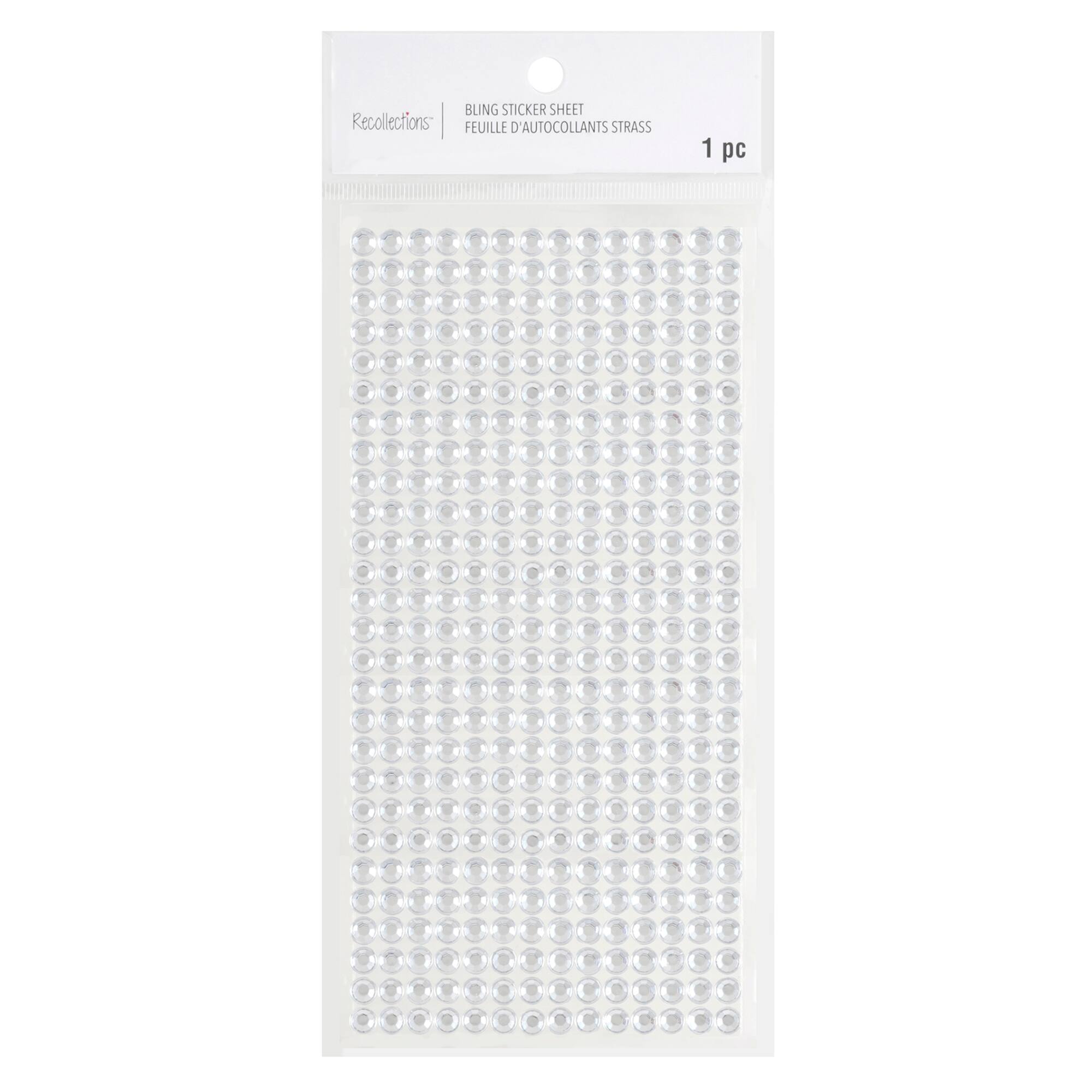 12 Pack: Clear Rhinestone Sheet by Recollections™